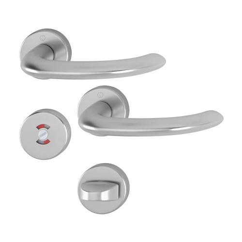 Indvendigt Dørgreb Swedoor Marseille Med Toiletknop Rustfrit