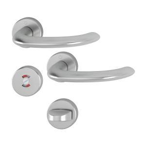 Indvendigt Dørgreb Swedoor Marseille Med Toiletknop Rustfrit