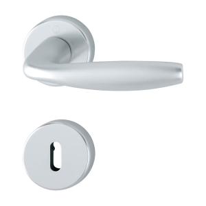 Indvendigt Dørhåndtag Swedoor New York Med Nøgleplade Sølv