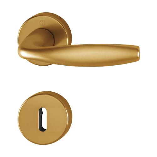 Indvendigt Dørhåndtag Swedoor New York Med Nøgleplade Bronze