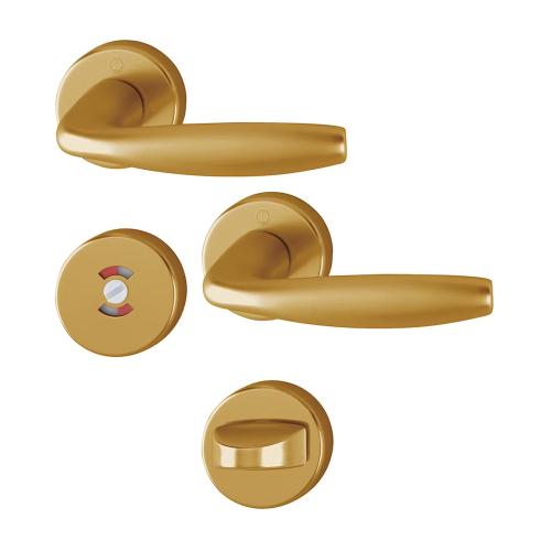 Indvendigt Dørhåndtag Swedoor New York Med Toiletknop Bronze