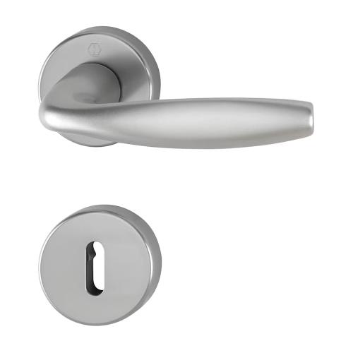 Indvendigt Dørhåndtag Swedoor New York Med Nøgleskilt Rustfrit