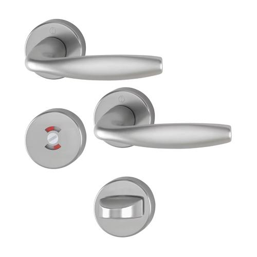 Indvendigt Dørgreb Swedoor New York Med Toiletknop Rustfrit