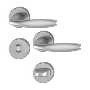 Indvendigt Dørgreb Swedoor New York Med Toiletknop Rustfrit