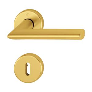 Indvendigt Dørhåndtag Swedoor Stockholm Med Nøgleskilt Guld