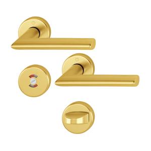 Indvendigt Dørgreb Swedoor Stockholm Med Toiletknop Guld