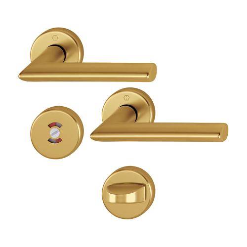 Indvendigt Gørgreb Swedoor Stockholm Med Toiletknop Bronze