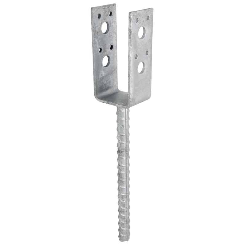 Stolpeholder CSU, CC, 48x40x4mm, Varmgalvaniseret, 15stk, Fast 833023