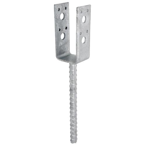 Stolphållare CSU, CC, 48x40x4mm, Varmförzinkad, 15st, Fast 833023