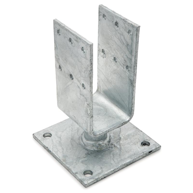 Stolpeholder CSUF, CC, 48x60mm, Varmgalvaniseret, 15stk, Fast 833034