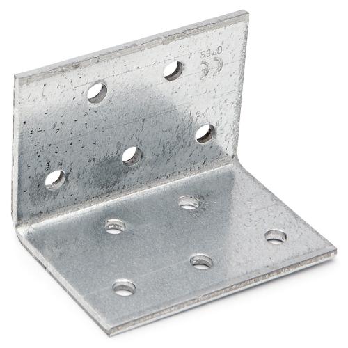 Vinkelbeslag ABM, CC, 40x40x2,5x60mm, Varmförzinkad, 80st, Fast 833133