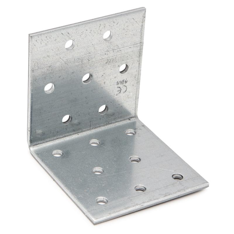 Vinkelbeslag ABM, CC,60x60x2,5x60mm, Varmgalvaniseret, 40stk, Fast 833139