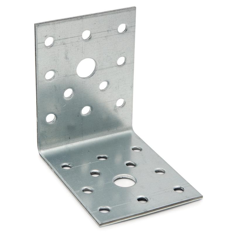 Vinkelbeslag ABY, CC, 70x70x2x55mm, Varmgalvaniseret, 40stk, Fast 833146