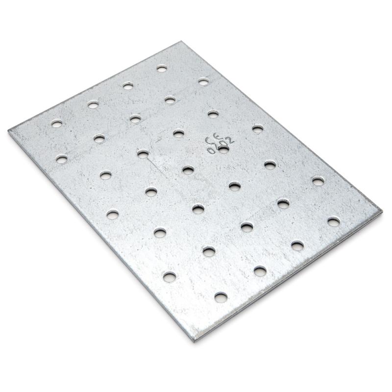 Perforeret Plade HP, CC, 100x140x2mm, Varmgalvaniseret, 45stk, Fast 833321
