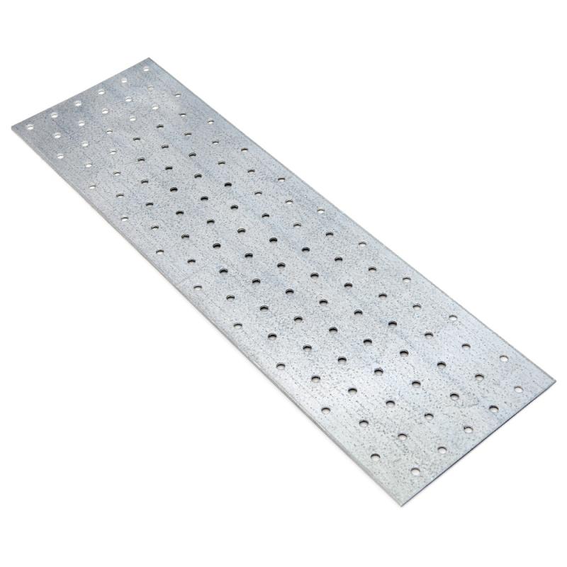 Perforeret Plade HP, CC, 120x400x2mm, Varmgalvaniseret, 15stk, Fast 833336
