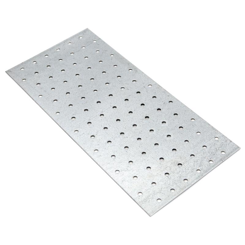Perforeret Plade HP, CC, 140x300x1,5mm, Varmgalvaniseret, 25stk, Fast 833339