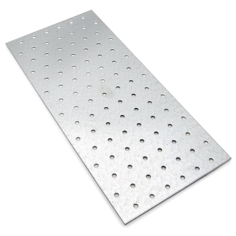Perforeret Plade HP, CC, 140x400x2mm, Varmgalvaniseret, 15stk, Fast 833340