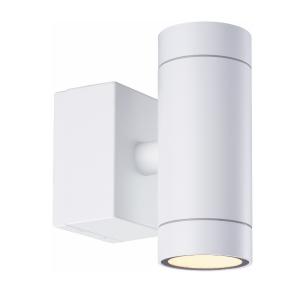 Væglampe Eklof V - Hvid GU10/IP54, Malmbergs 9977264