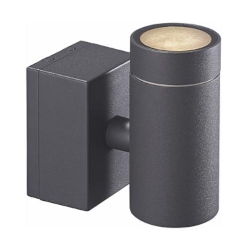 Væglampe Eklof VI, Mørkegrå IP54 6W, Malmbergs 9977265
