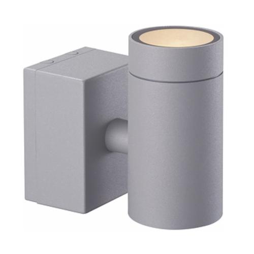 Væglampe Eklof GU10/IP54 - Sølv, Malmbergs 9977266