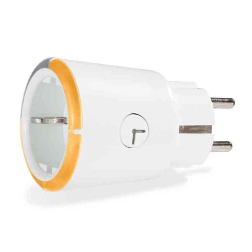 Timerkontakt Nedtælling Timer Jordet Rund 1-4h Timer 10A 250V Hvid Capidi