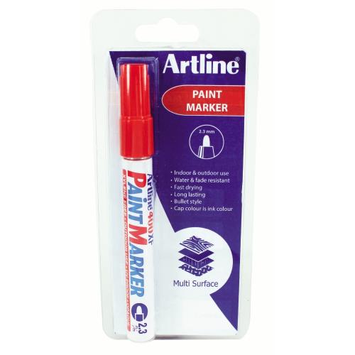 Markeringspen 400XF Rød 12stkx1pakke Artline