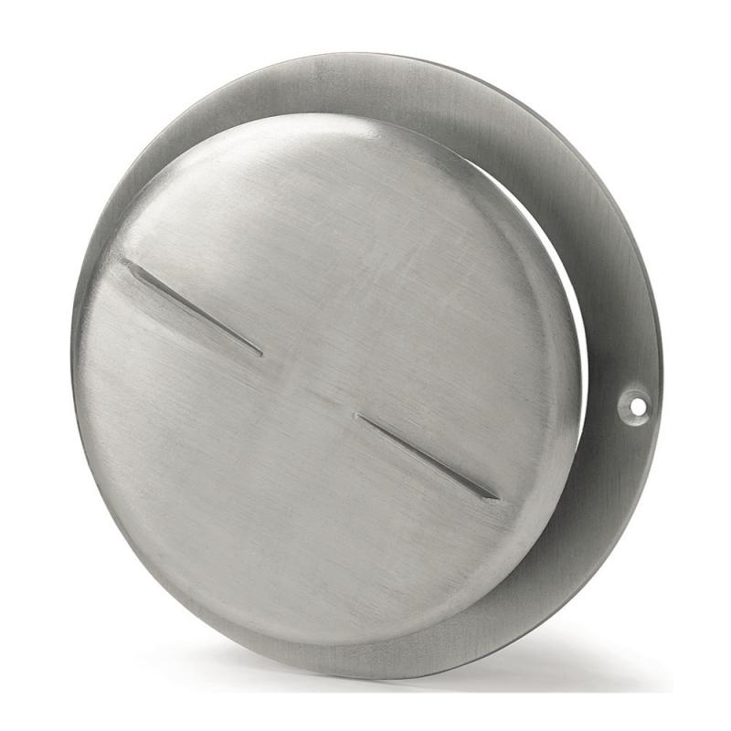 Tallriksventil 80 rund aluminium 154mm Bårebo 422077