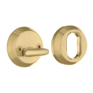 Cylinder Knob And Universal Ring 9-16mm, Brushed Brass, Beslagsboden B197M