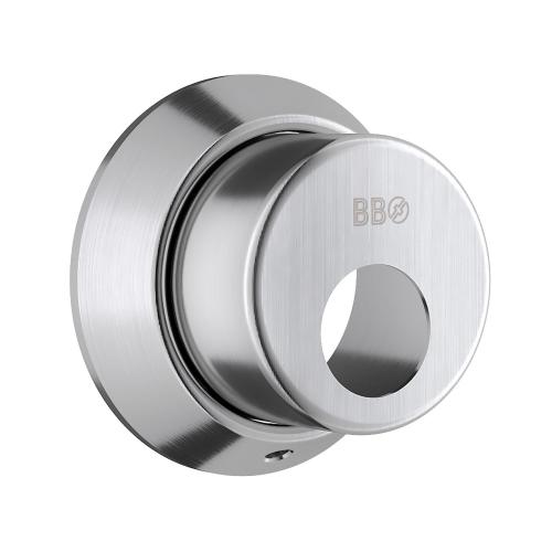 Cylinderskylt Med Runt Hål Borstat Rostfritt Stål Beslagsboden B730