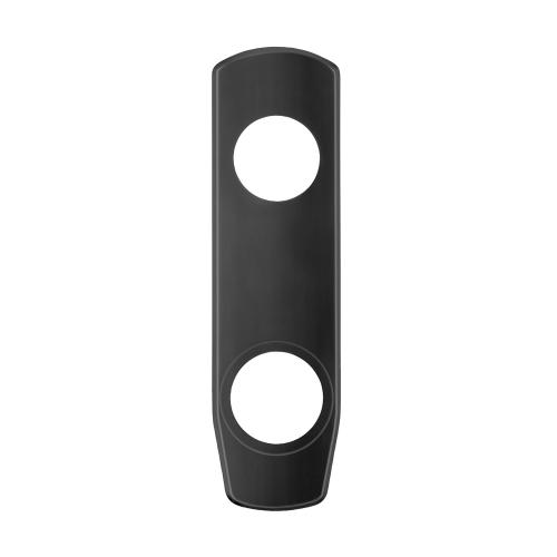 Langt Skilt Med Rundt Hul Til Nøgle, Mat Sort, Beslagsboden B731B