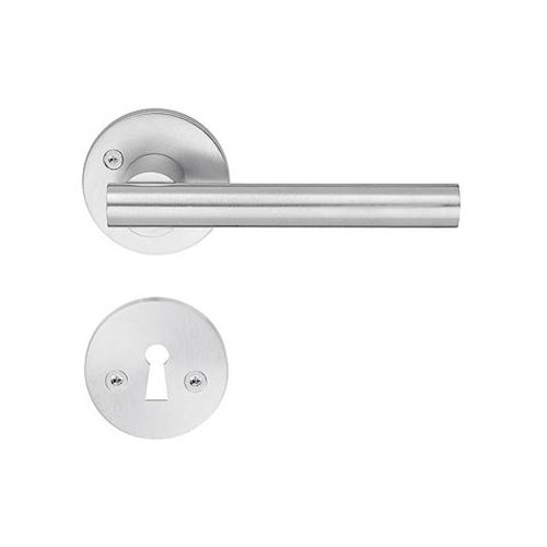 Indvendigt Dørhåndtag Design 115mm Børstet Krom Beslagboden B862KMN