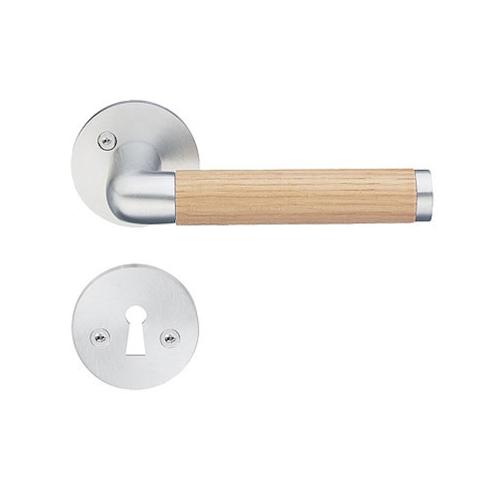 Inderdørhåndtag Design 120mm Borstad Krom Beslagsboden B863KMN