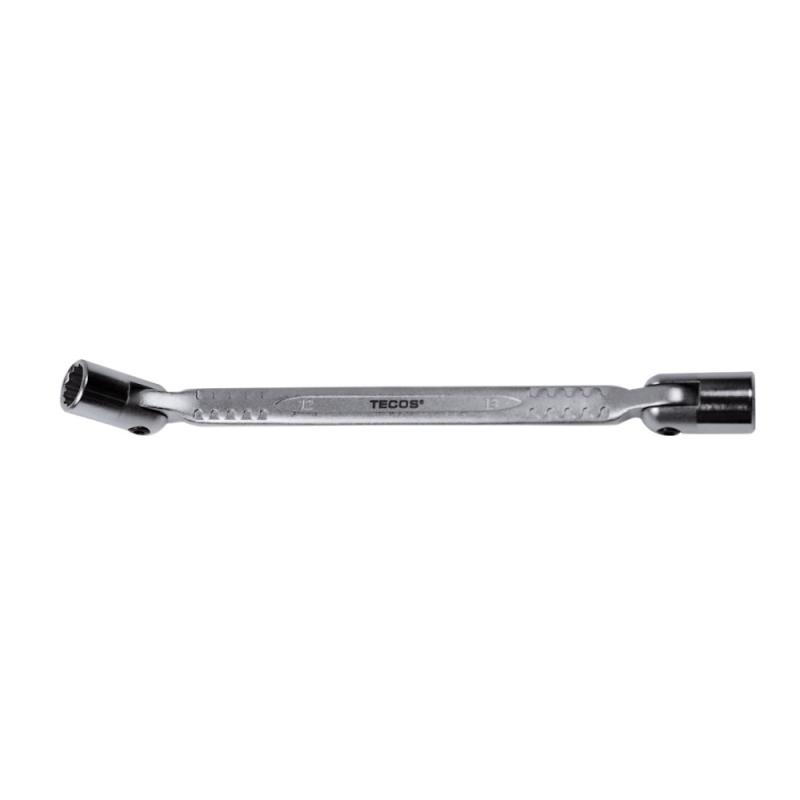 Dobbeltsidet Topnøgle 6x7mm Tecos
