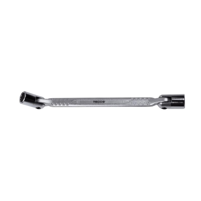 Dobbeltsidet Topnøgle 18x19mm Tecos