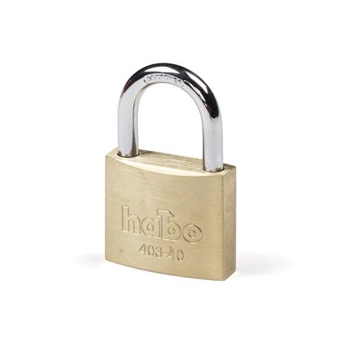Hængelås, 403-40 LL 2, Messing, Habo 17335