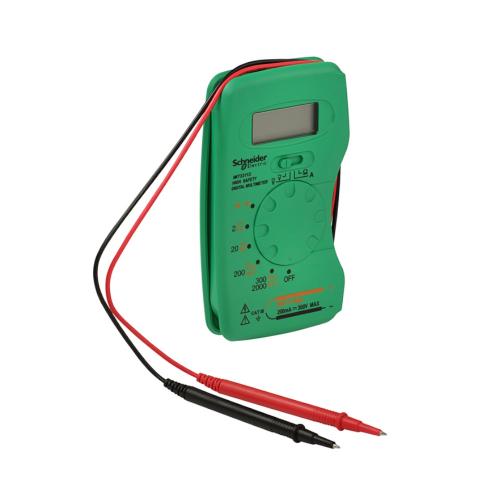 Kompakt Digitalt Multimeter Cat III 2-300V Grøn Schneider Electric