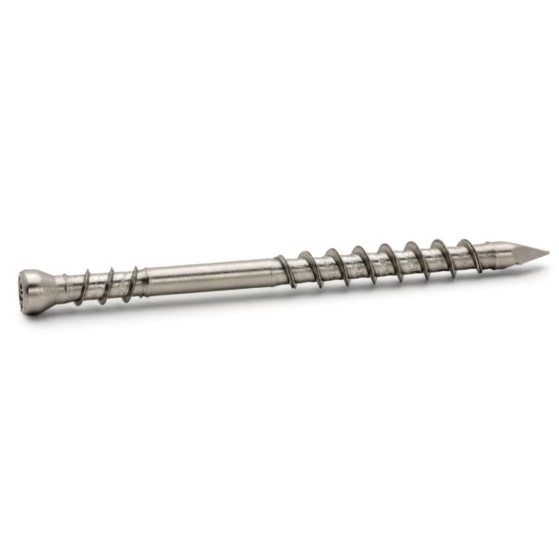 FAST Terrasseskrue A4 DECK TOOL 4,8x60mm Syrefast 200stk (Inkl. Bits)