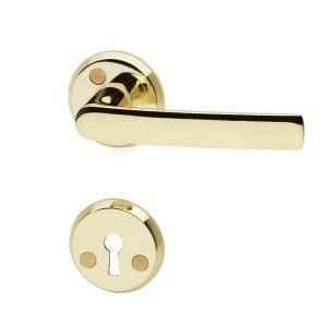 Door Handle Torino, Polished Brass, Habo 18330