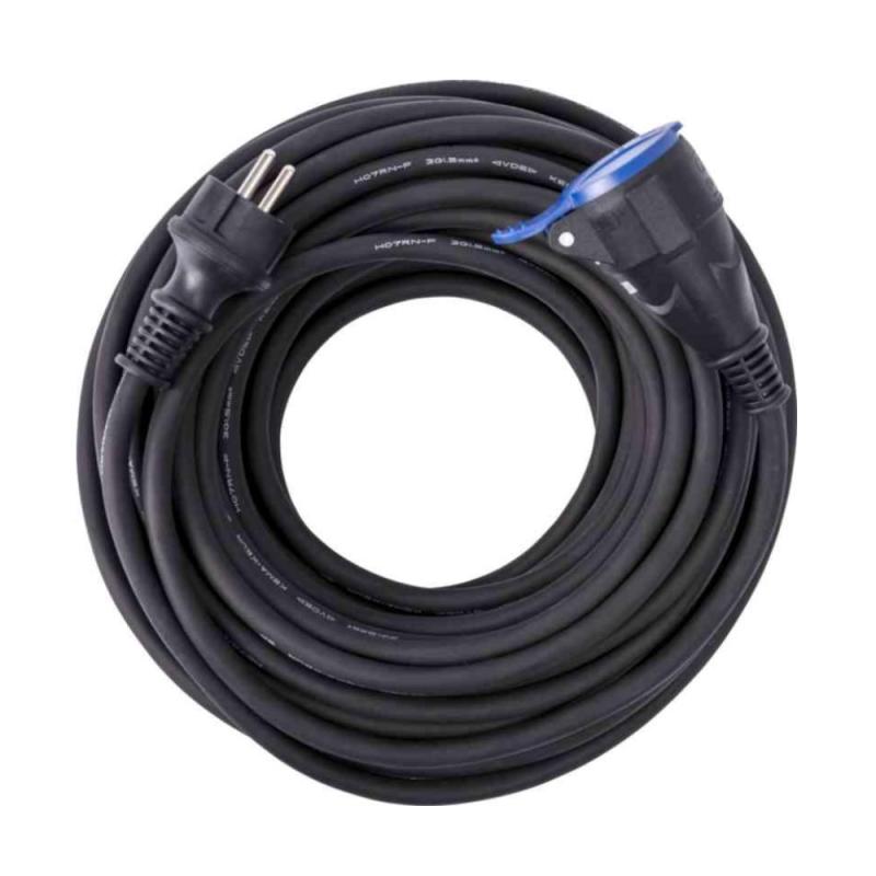 Forlængerledning H07RN-F Jordet Med Dæksel 10m 3G1,5mm² 230V IP44 Gelia