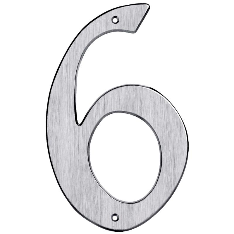 Siffra CH1 Nummer-6 205mm Borstad Krom Bårebo 861146