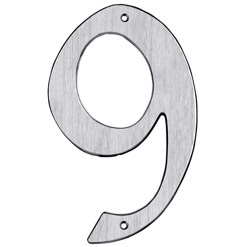 Siffra CH1 Nummer-9 205mm Borstad Krom Bårebo 861149
