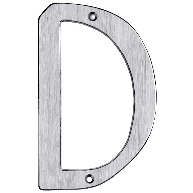 Bokstav D CH1 155mm Borstad Krom Bårebo 861207