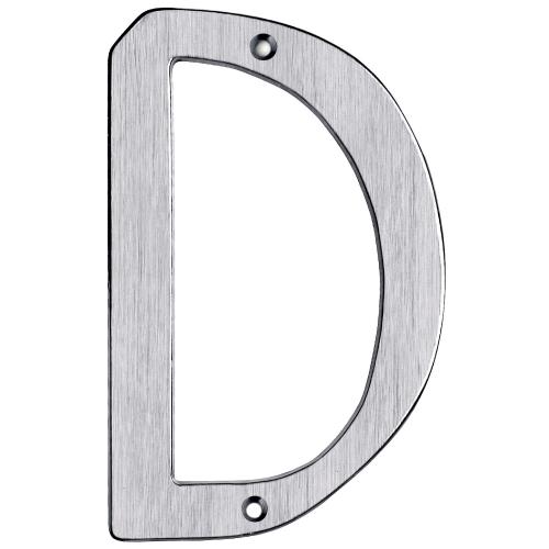 Bokstav D CH1 155mm Borstad Krom Bårebo 861207
