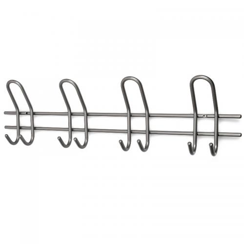 Krogrække Saturn 4 Krog, 600mm, Grå, Habo 18245