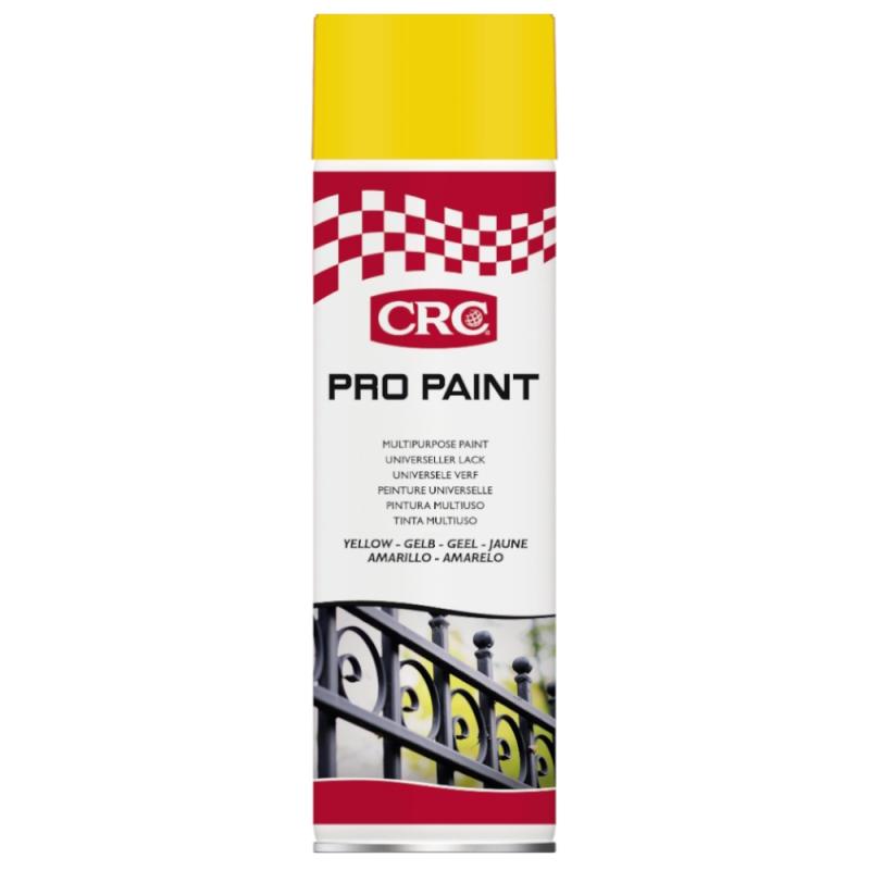 Spraymaling PRO Paint 500ml Gul CRC