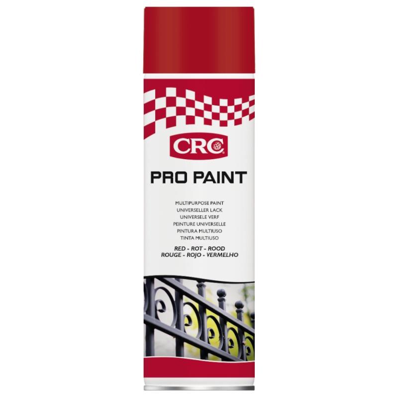 Spraymaling PRO Paint 500ml Rød CRC