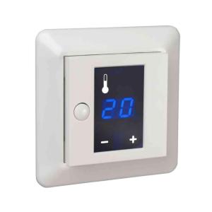 Timer RS Digital Med Touchdisplay 50Hz 16A 3600W 230V IP20 Fjällvit Elko