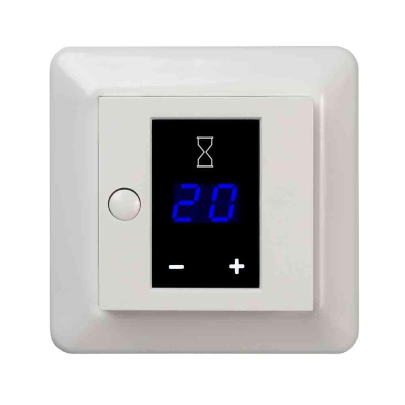 Digital Timer RS Display 2-Polig 16A 3600W 230V IP20 Fjällvit Elko