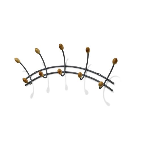 Regnbue ​Tøjbøjle, Grå, Habo 18280