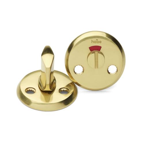 WC-Armaturer A262 Poleret Messing, Habo 18377